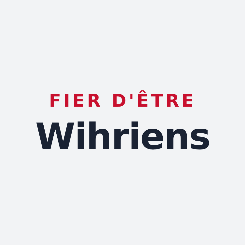 Poster « Fier d'être Wihriens » — design pour Wihr-au-Val