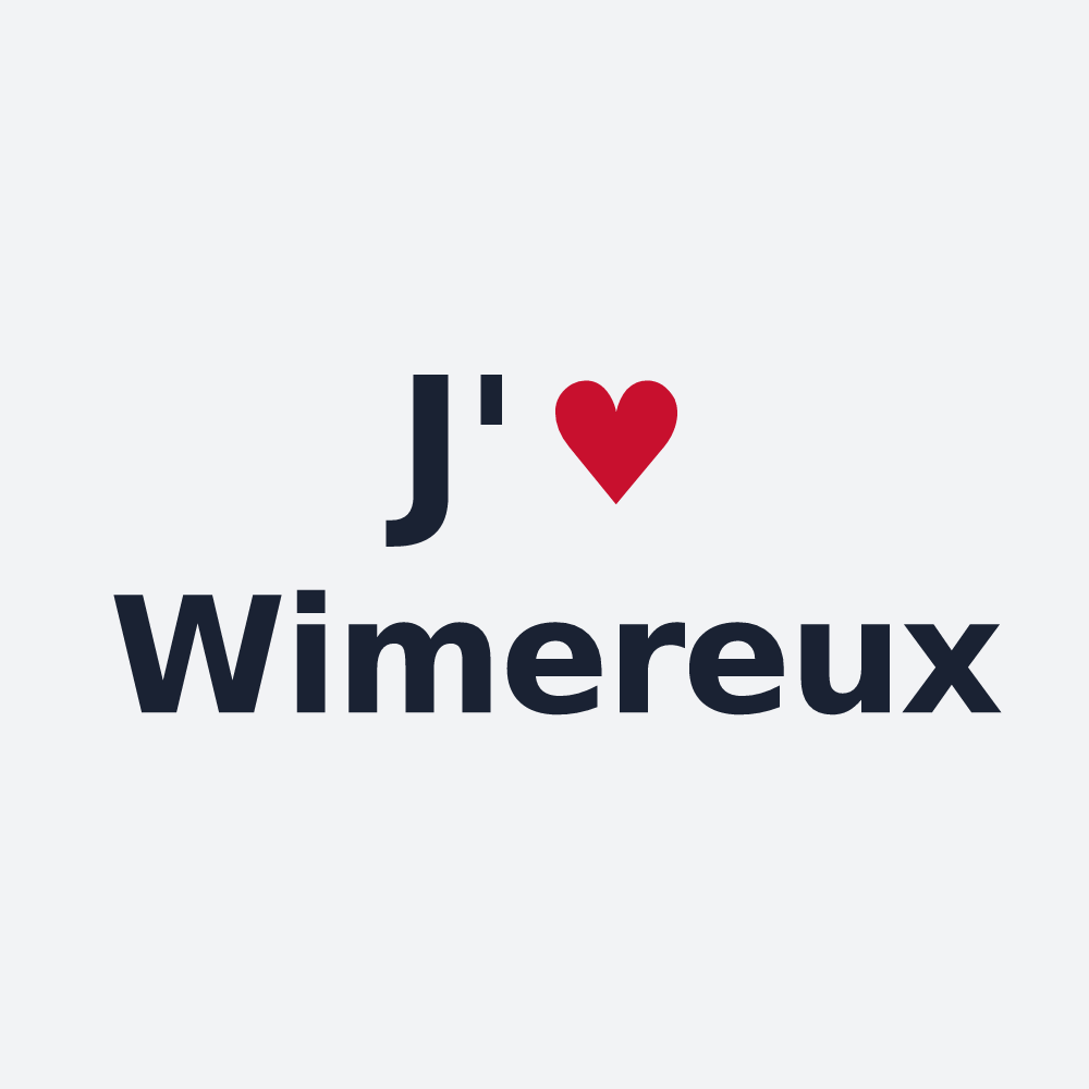 Poster personnalisé Wimereux — design J'aime Wimereux