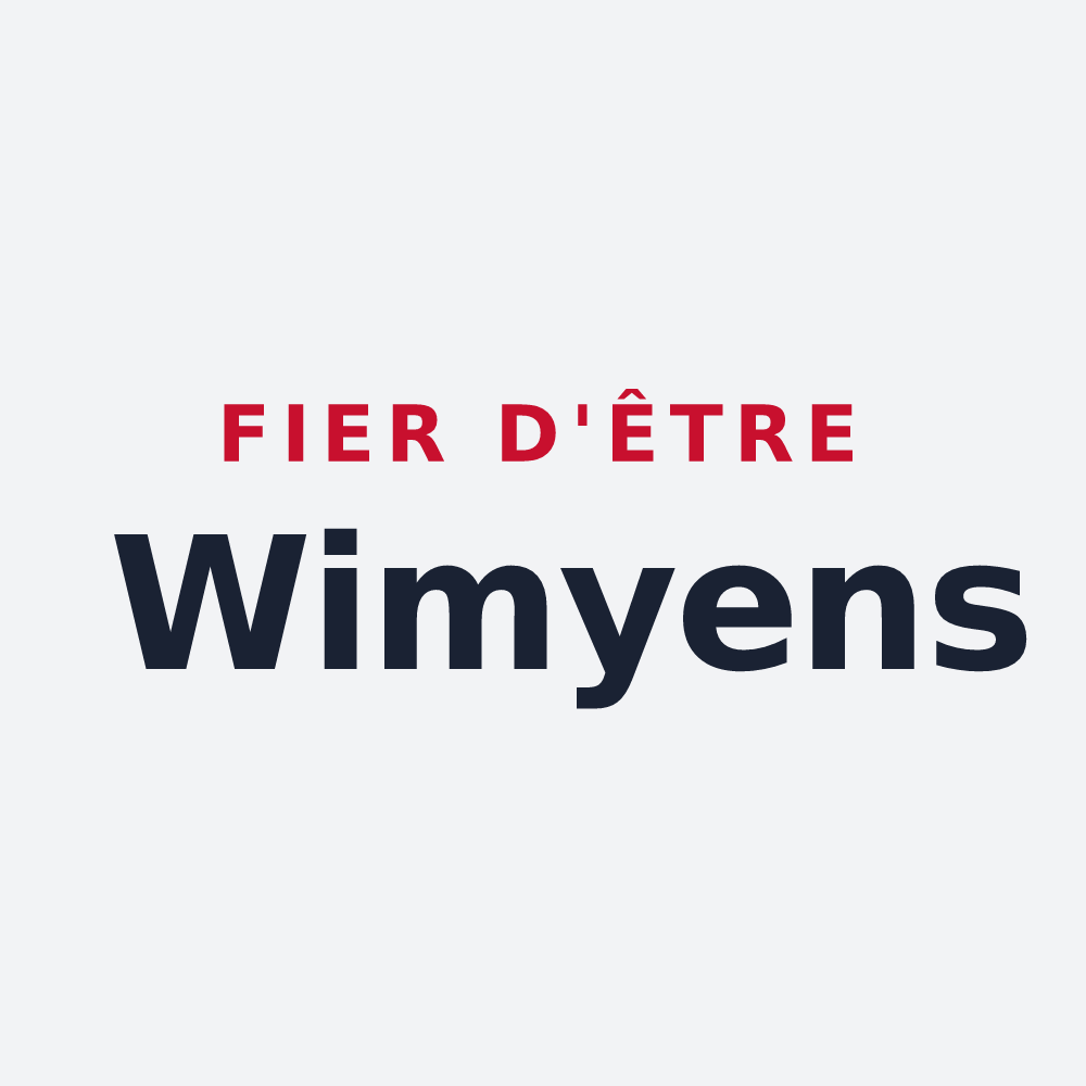 Poster « Fier d'être Wimyens » — design pour Wimy