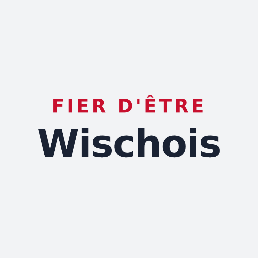 Poster « Fier d'être Wischois » — design pour Wisches