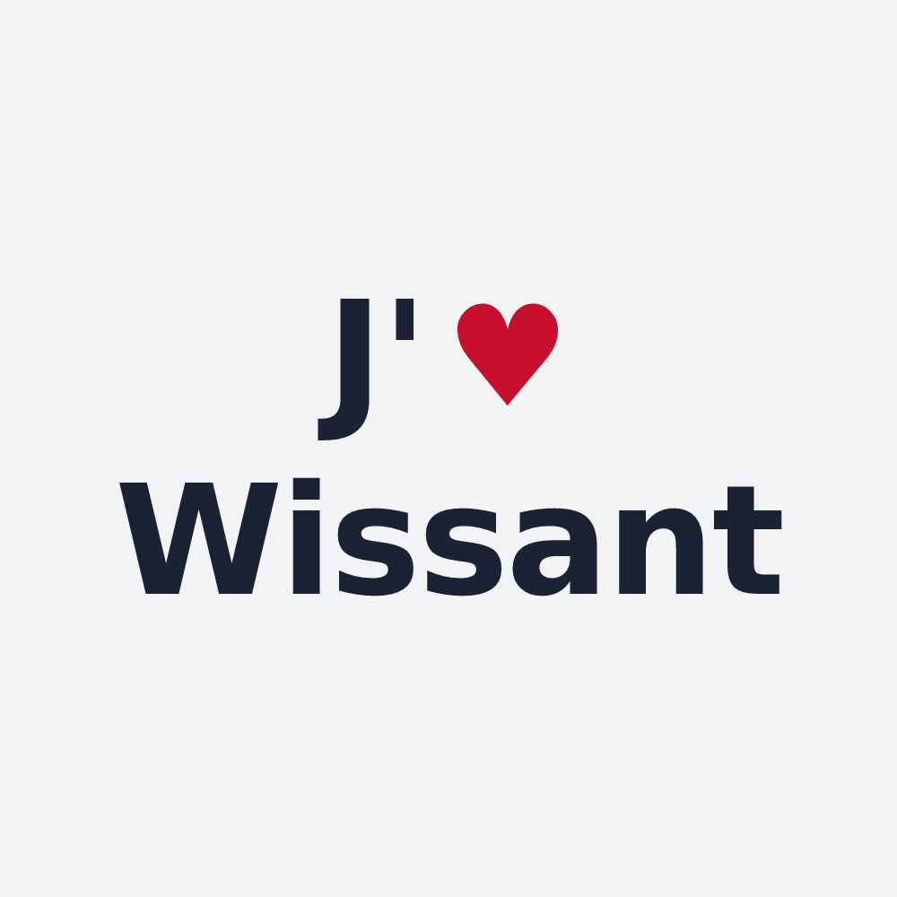 Poster personnalisé Wissant — design J'aime Wissant
