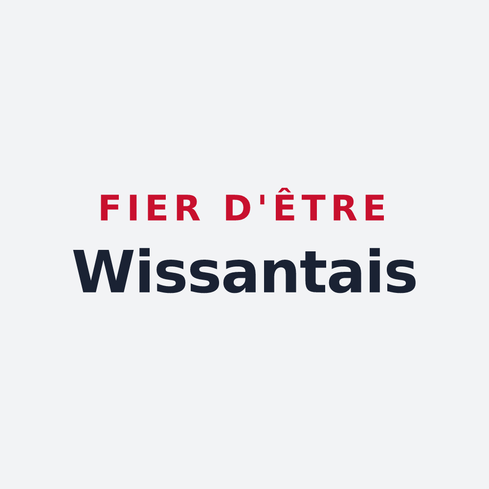 Poster « Fier d'être Wissantais » — design pour Wissant