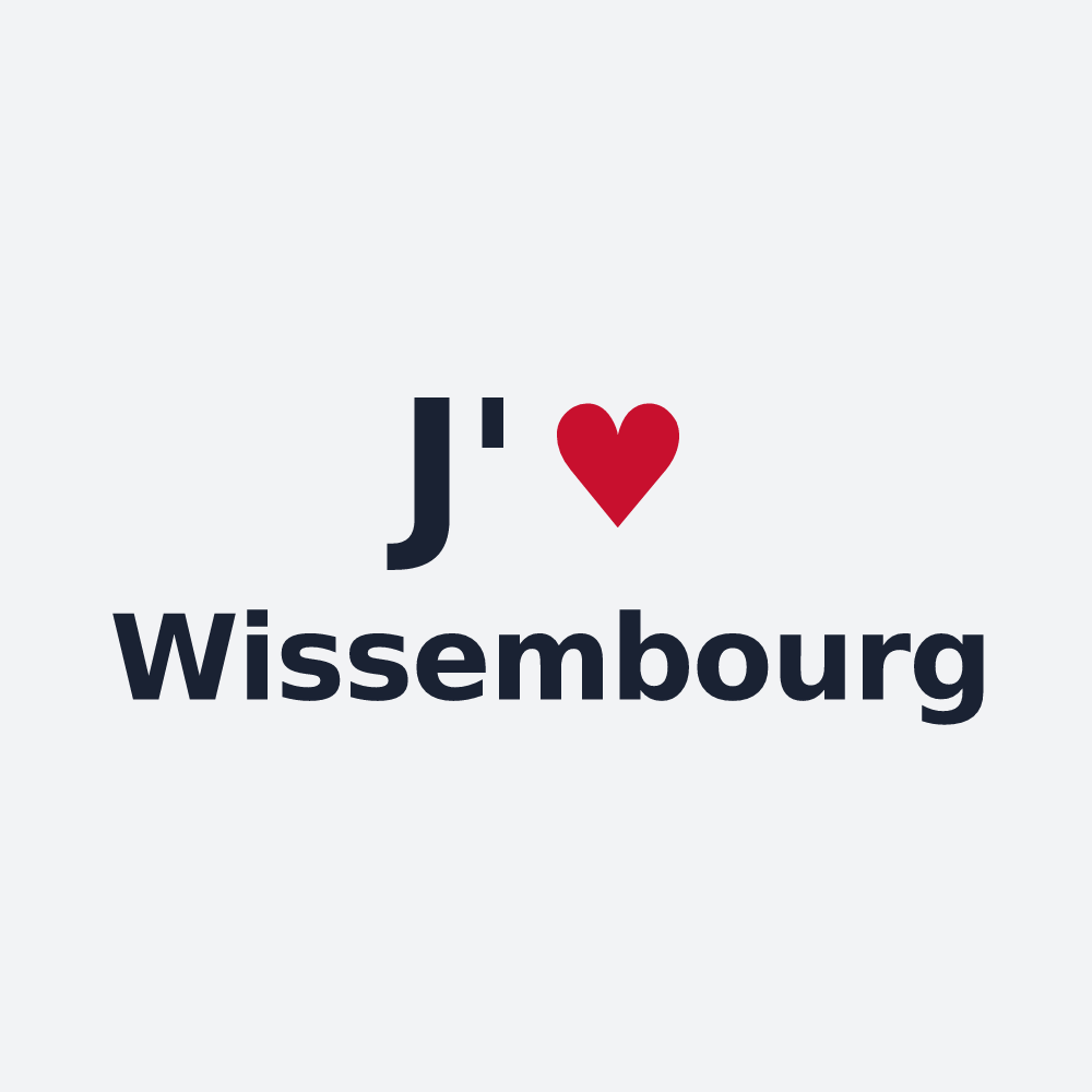 Poster personnalisé Wissembourg — design « J'aime Wissembourg » imprimé sur le poster