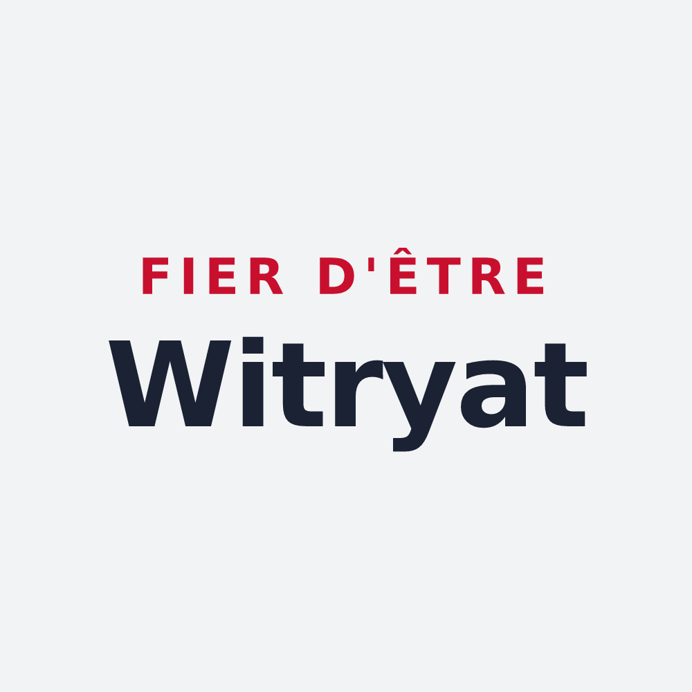 Poster « Fier d'être Witryat » — design pour Witry-lès-Reims