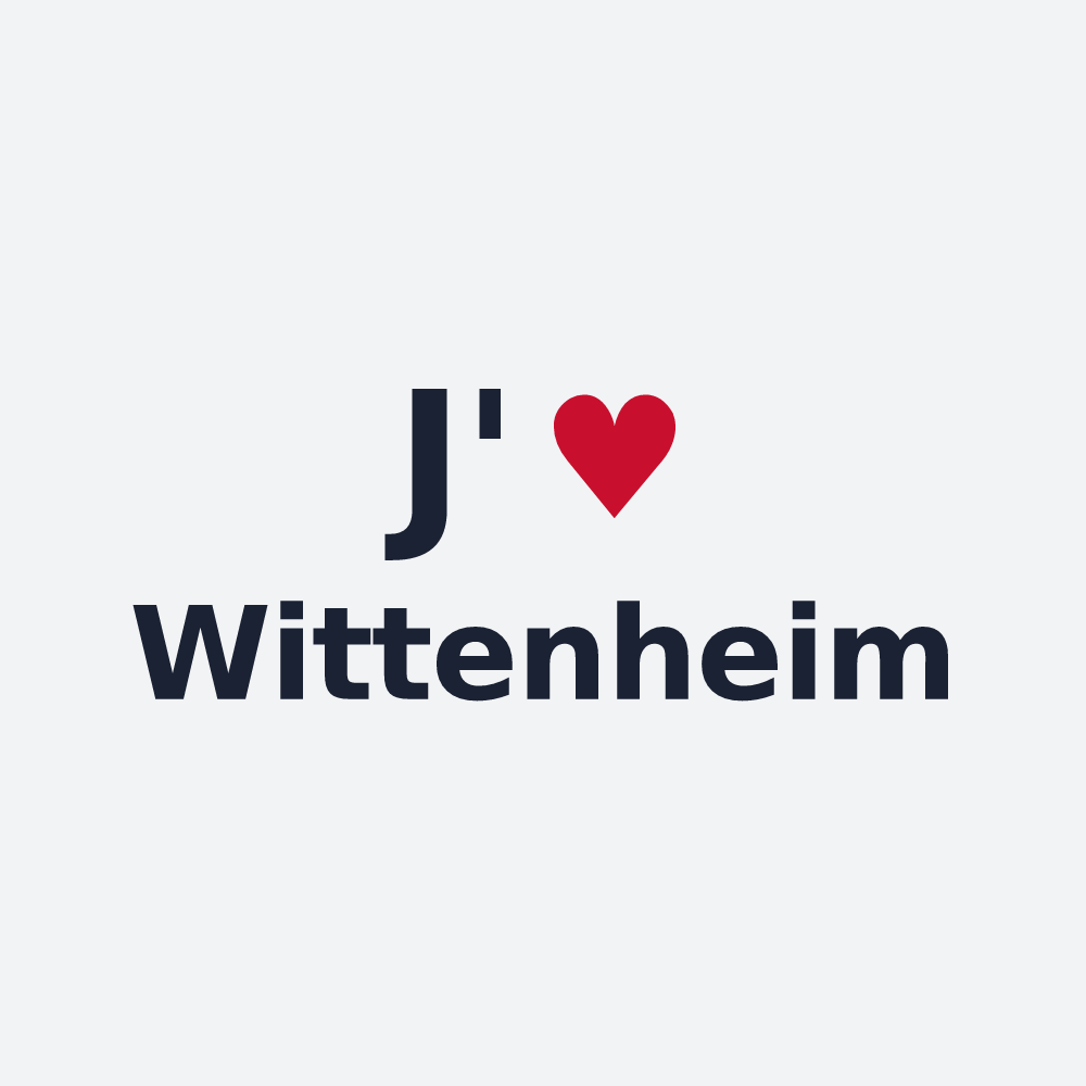 Poster personnalisé Wittenheim — design J'aime Wittenheim