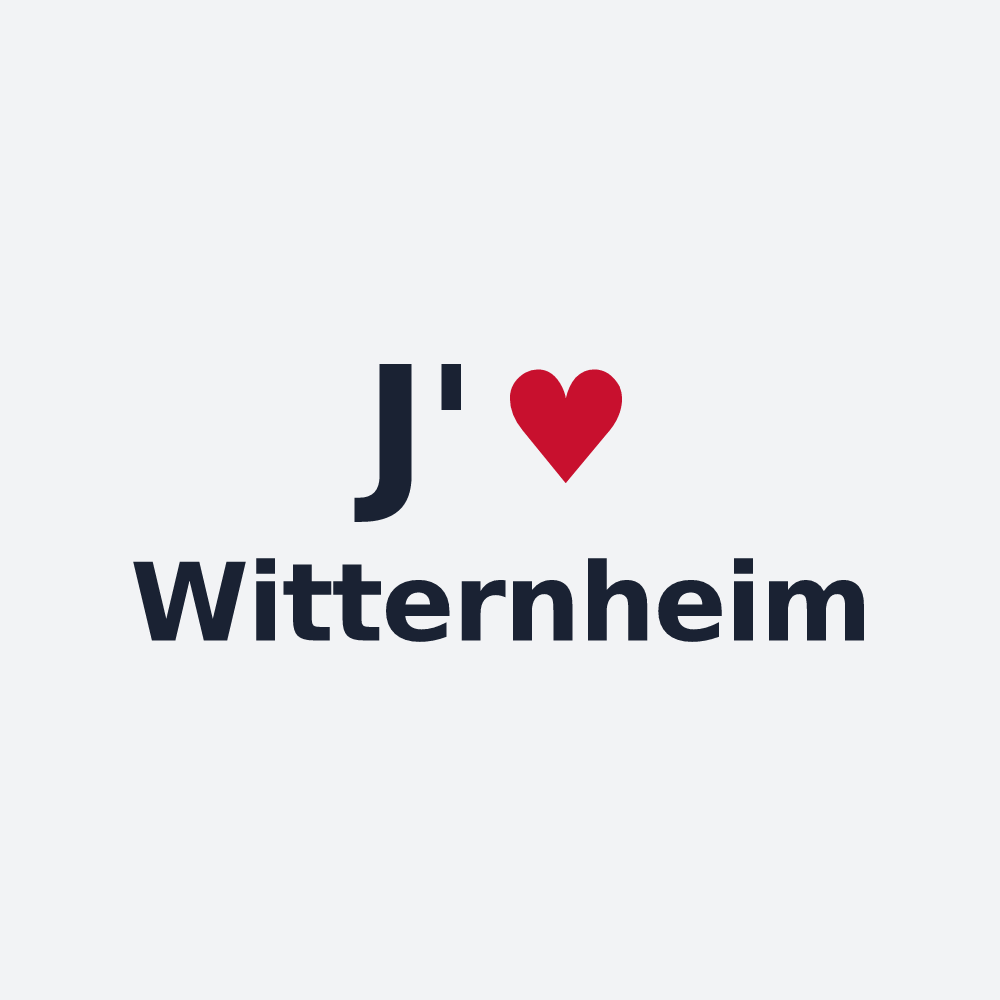 Poster personnalisé Witternheim — design J'aime Witternheim
