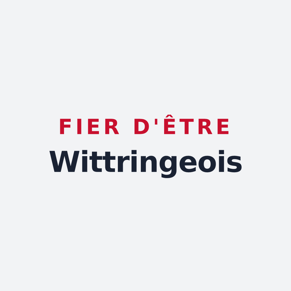 Poster « Fier d'être Wittringeois » — design pour Wittring
