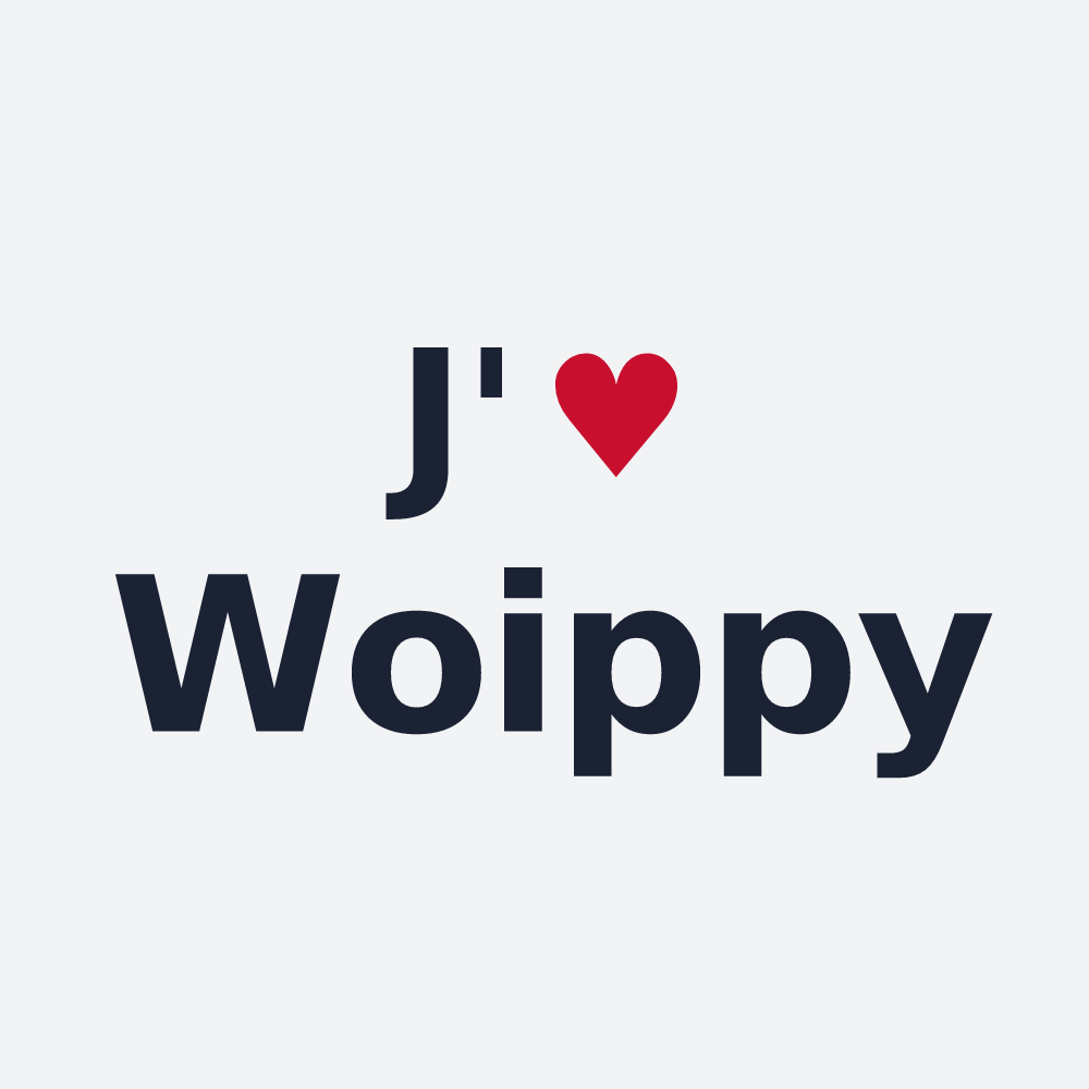 Poster personnalisé Woippy — design J'aime Woippy