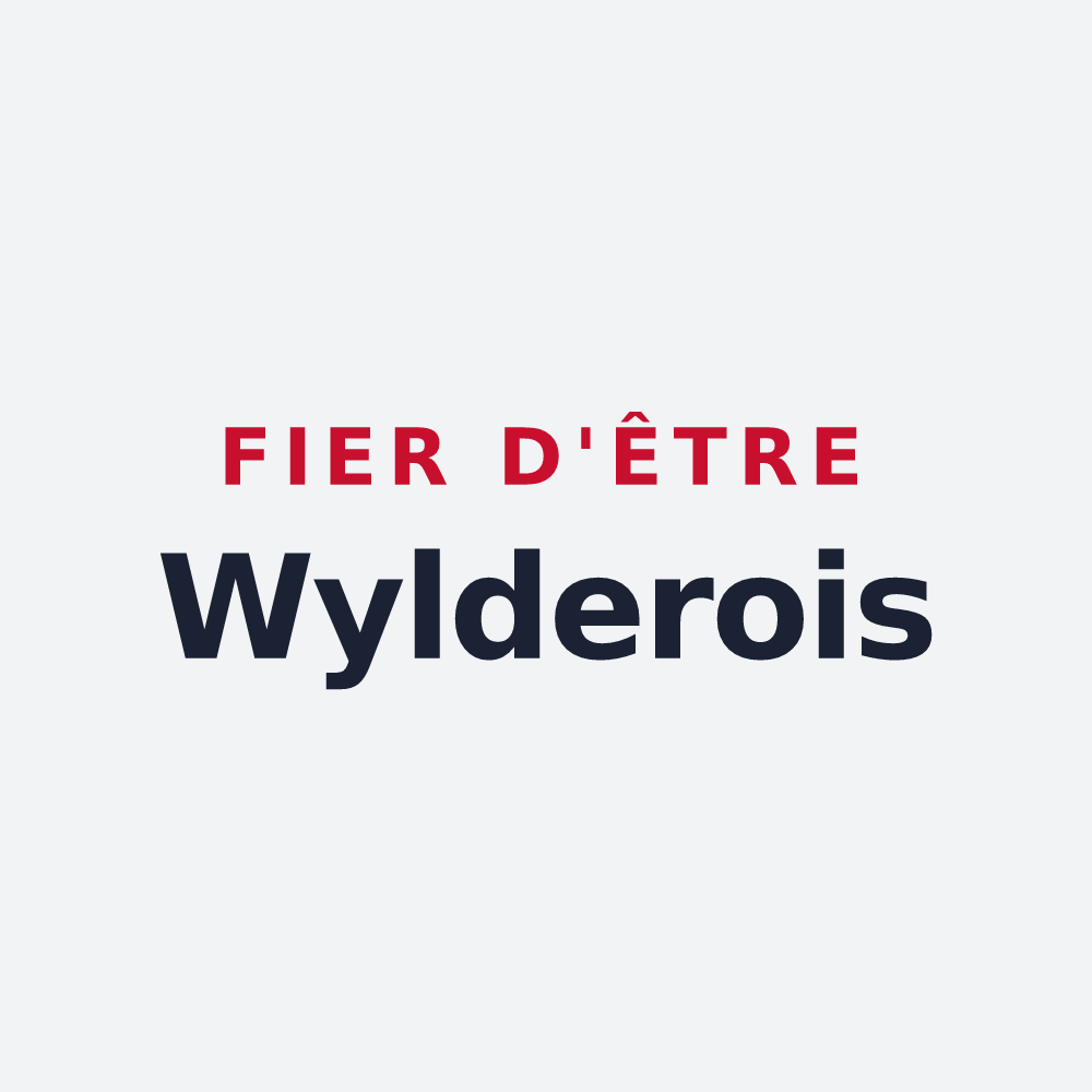 Poster « Fier d'être Wylderois » — design pour Wylder