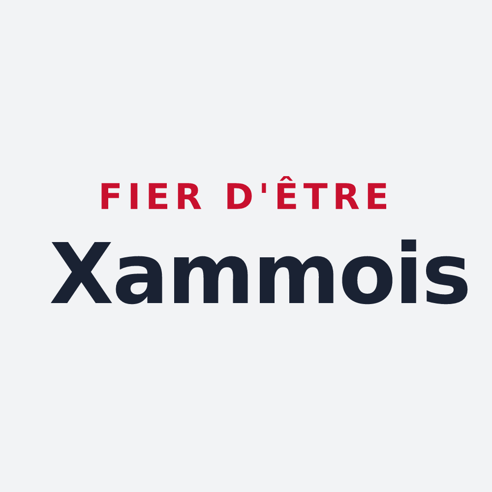 Poster « Fier d'être Xammois » — design pour Xammes