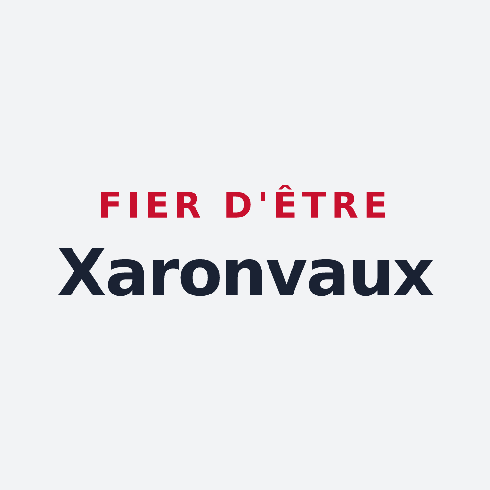 Poster « Fier d'être Xaronvaux » — design pour Xaronval