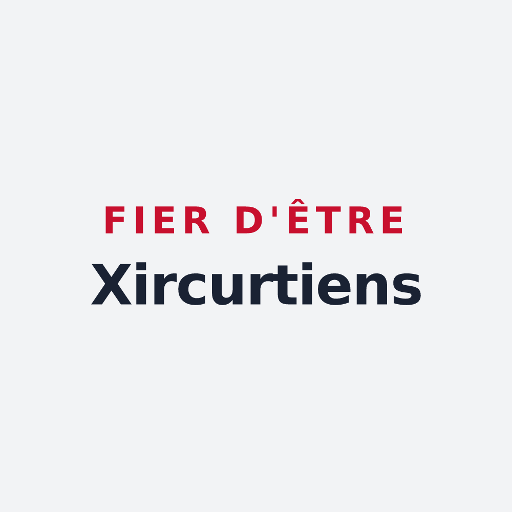 Poster « Fier d'être Xircurtiens » — design pour Xirocourt