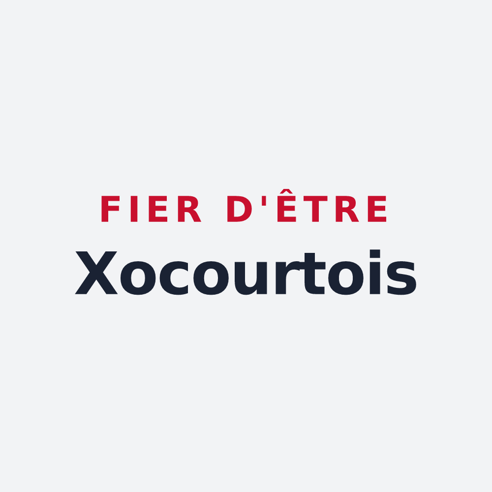 Poster « Fier d'être Xocourtois » — design pour Xocourt