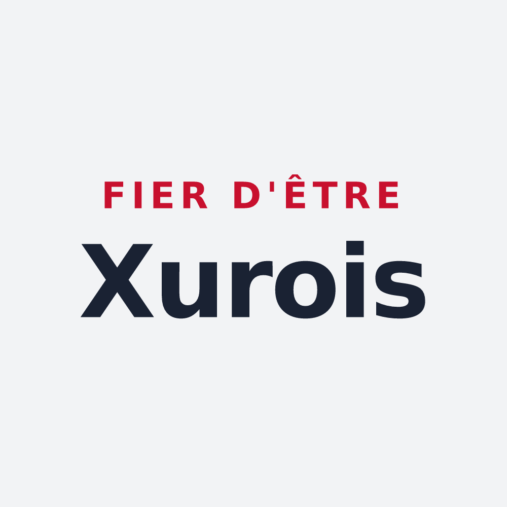 Poster « Fier d'être Xurois » — design pour Xures