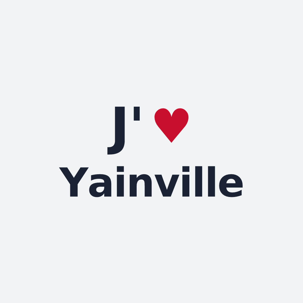 Poster personnalisé Yainville — design J'aime Yainville