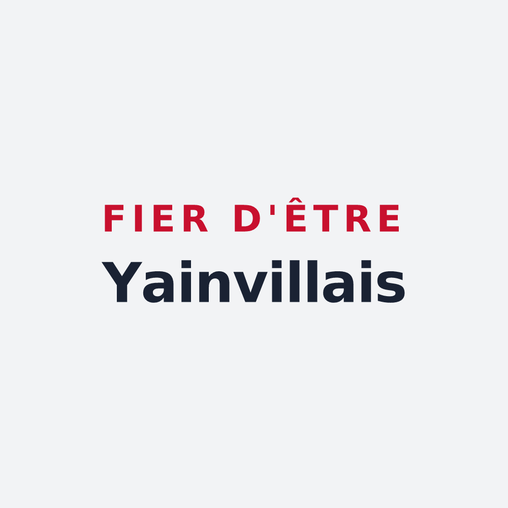 Poster « Fier d'être Yainvillais » — design pour Yainville