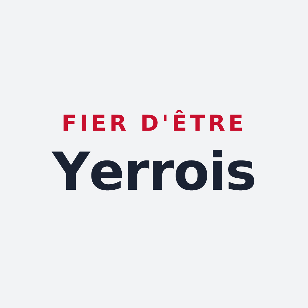 Poster « Fier d'être Yerrois » — design pour Yerres