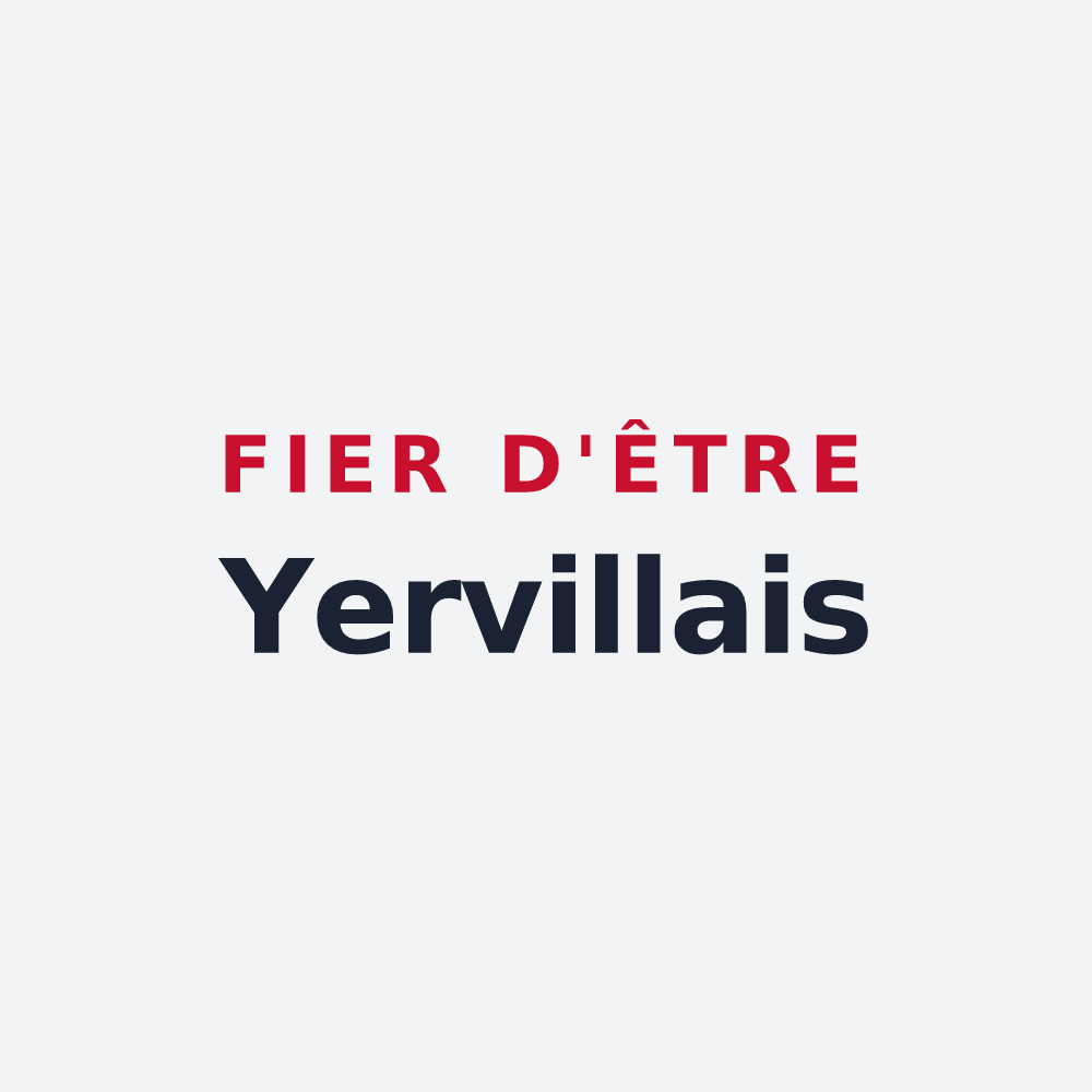 Poster « Fier d'être Yervillais » — design pour Yerville