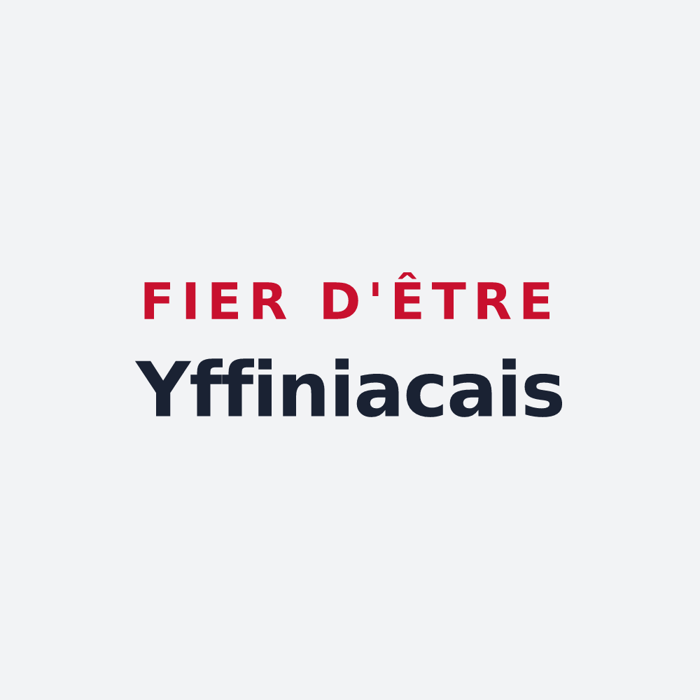 Poster « Fier d'être Yffiniacais » — design pour Yffiniac