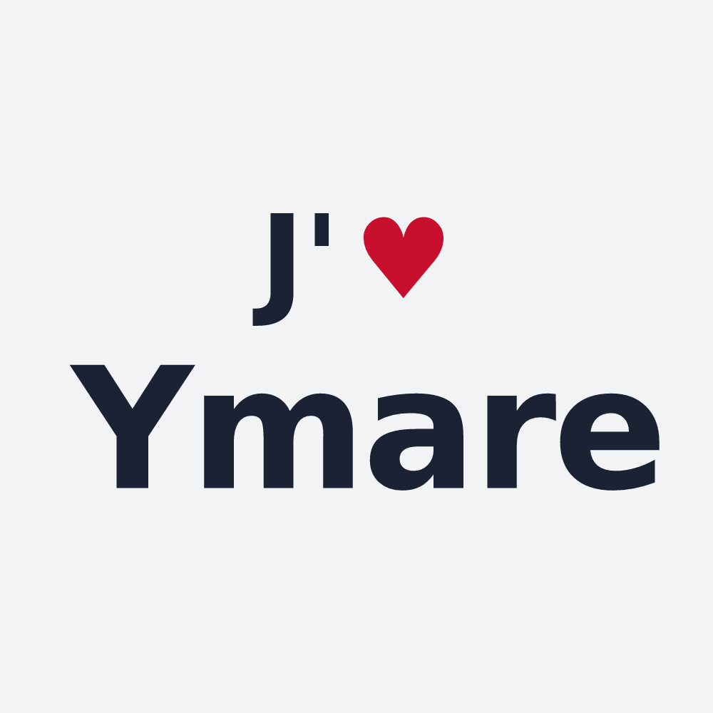 Poster personnalisé Ymare — design J'aime Ymare