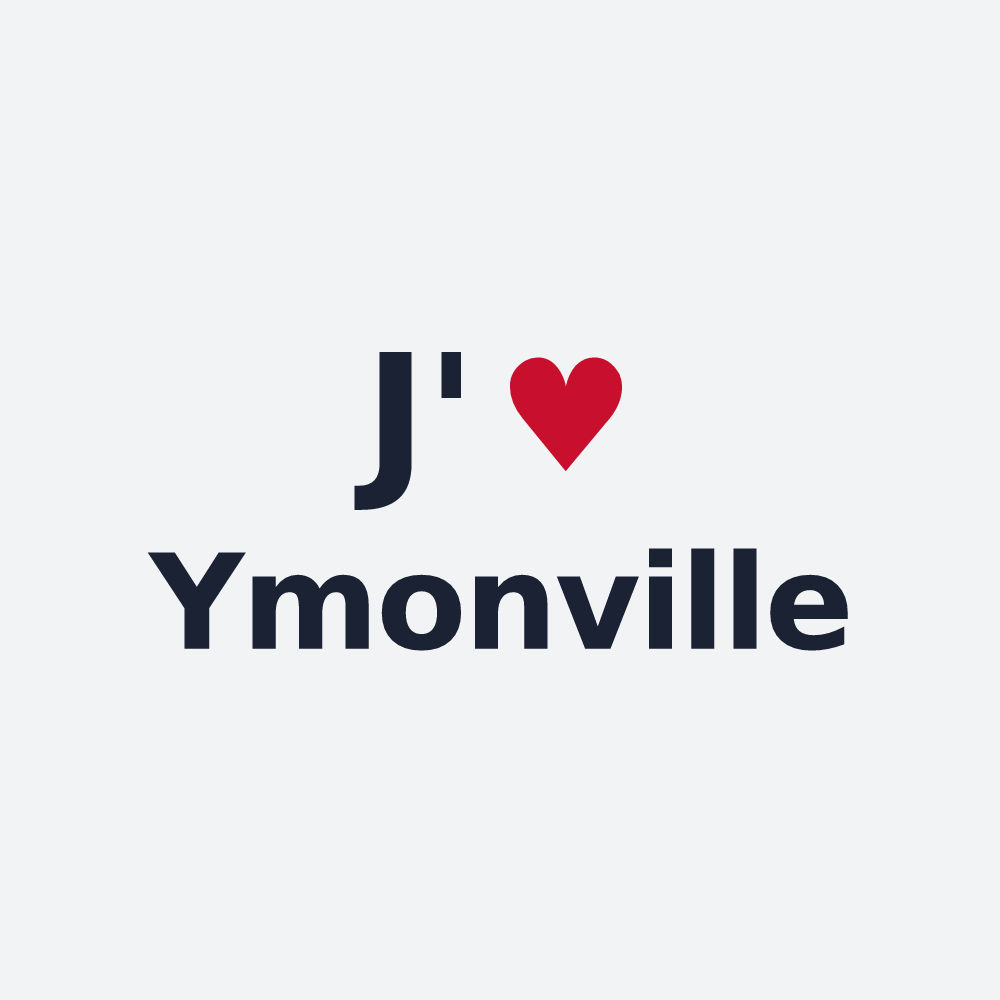 Poster personnalisé Ymonville — design J'aime Ymonville