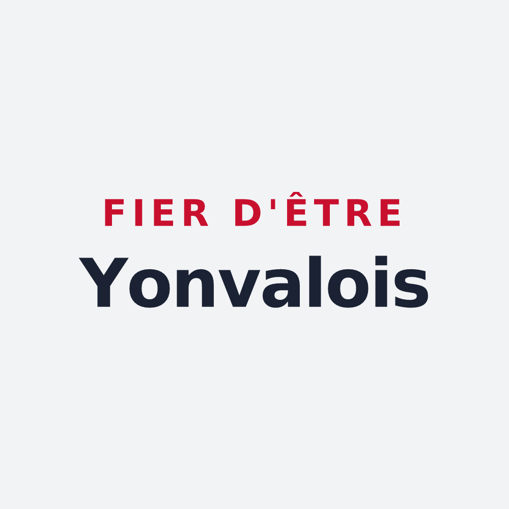 Poster « Fier d'être Yonvalois » — design pour Yonval