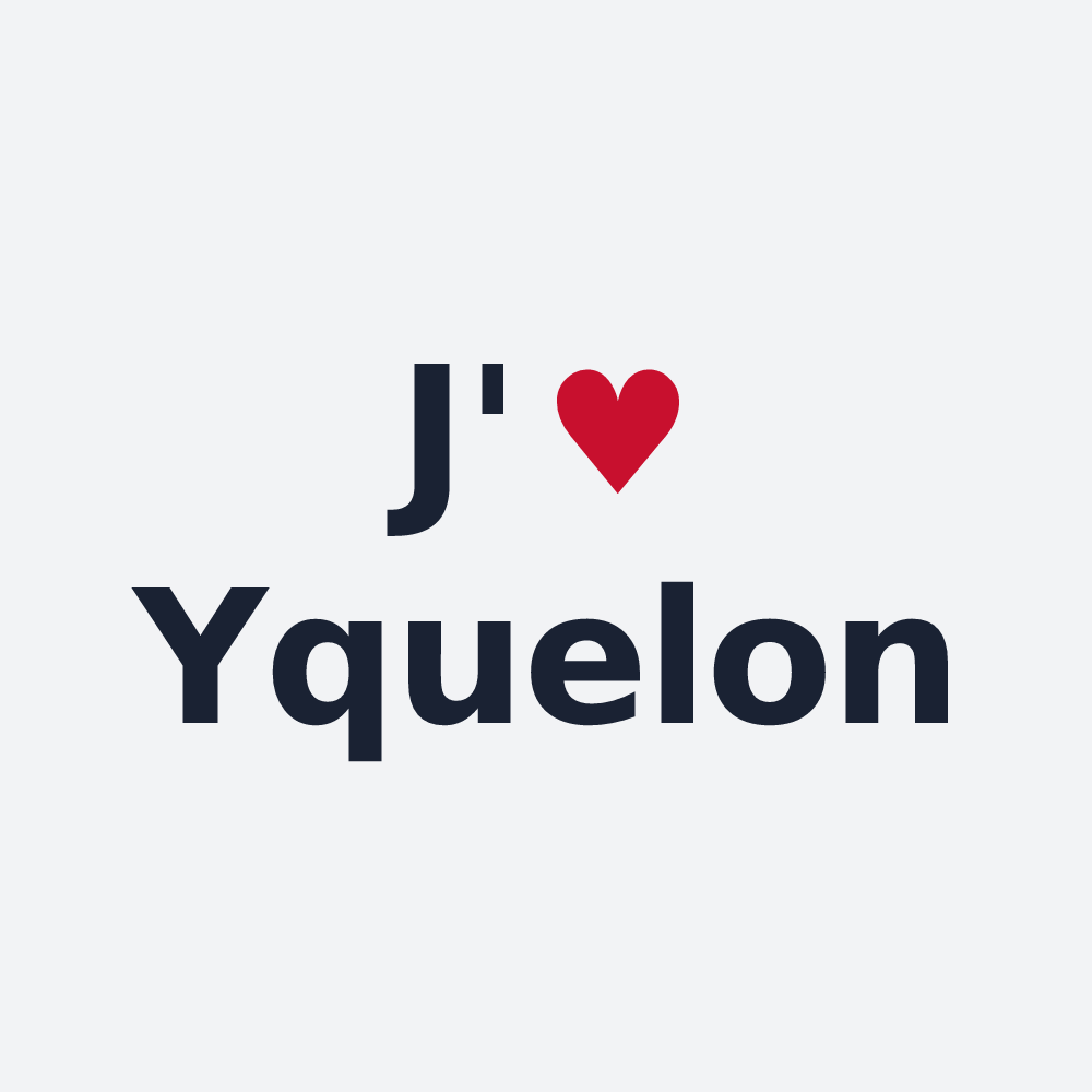 Poster personnalisé Yquelon — design J'aime Yquelon