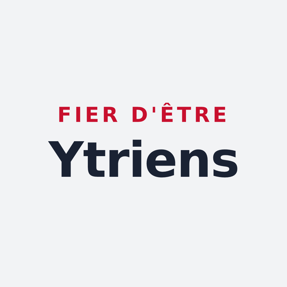 Poster « Fier d'être Ytriens » — design pour Ytres