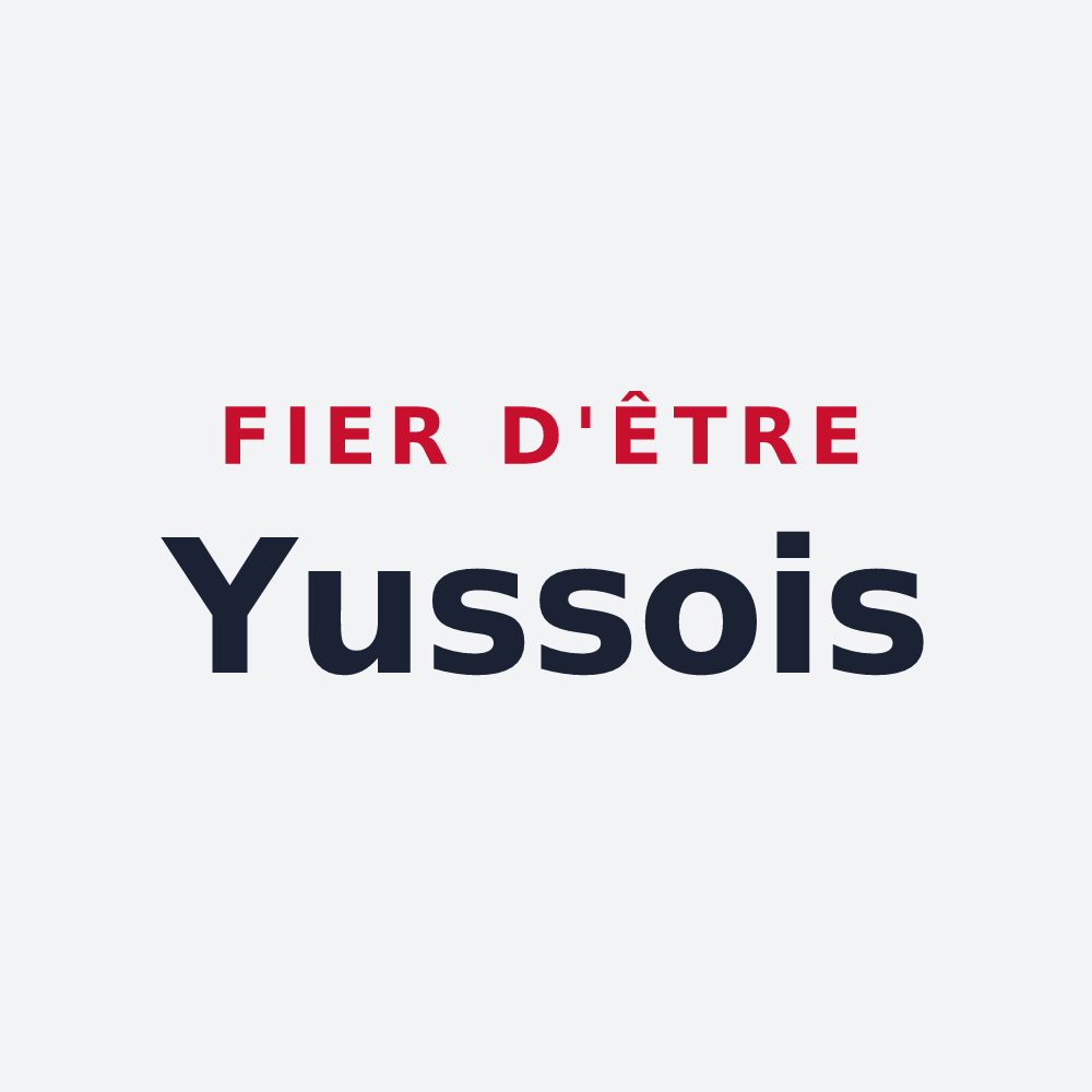 Poster « Fier d'être Yussois » — design pour Yutz