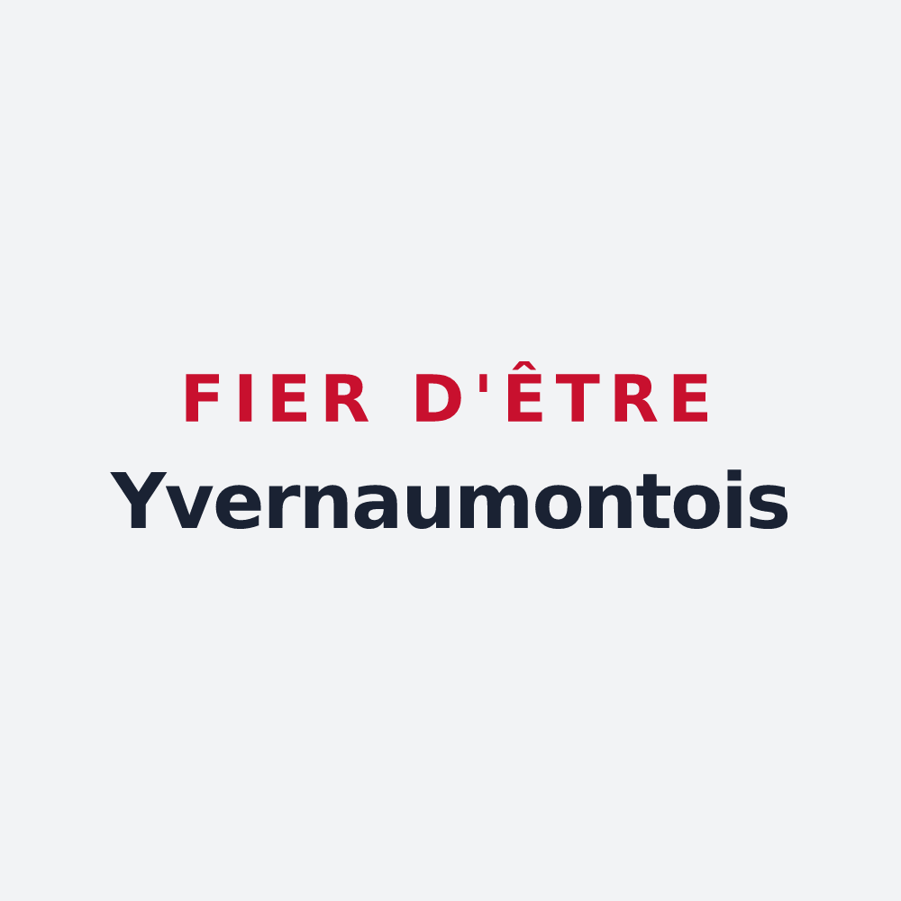Poster « Fier d'être Yvernaumontois » — design pour Yvernaumont