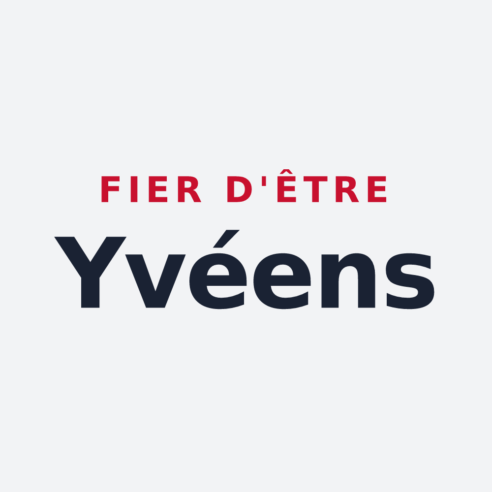 Poster « Fier d'être Yvéens » — design pour Yves
