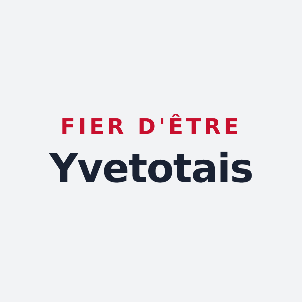 Poster « Fier d'être Yvetotais » — design pour Yvetot