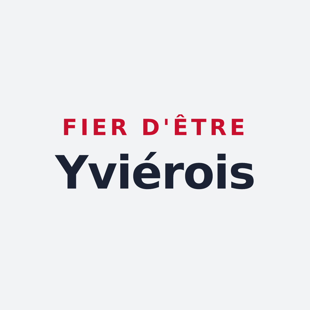 Poster « Fier d'être Yviérois » — design pour Yviers