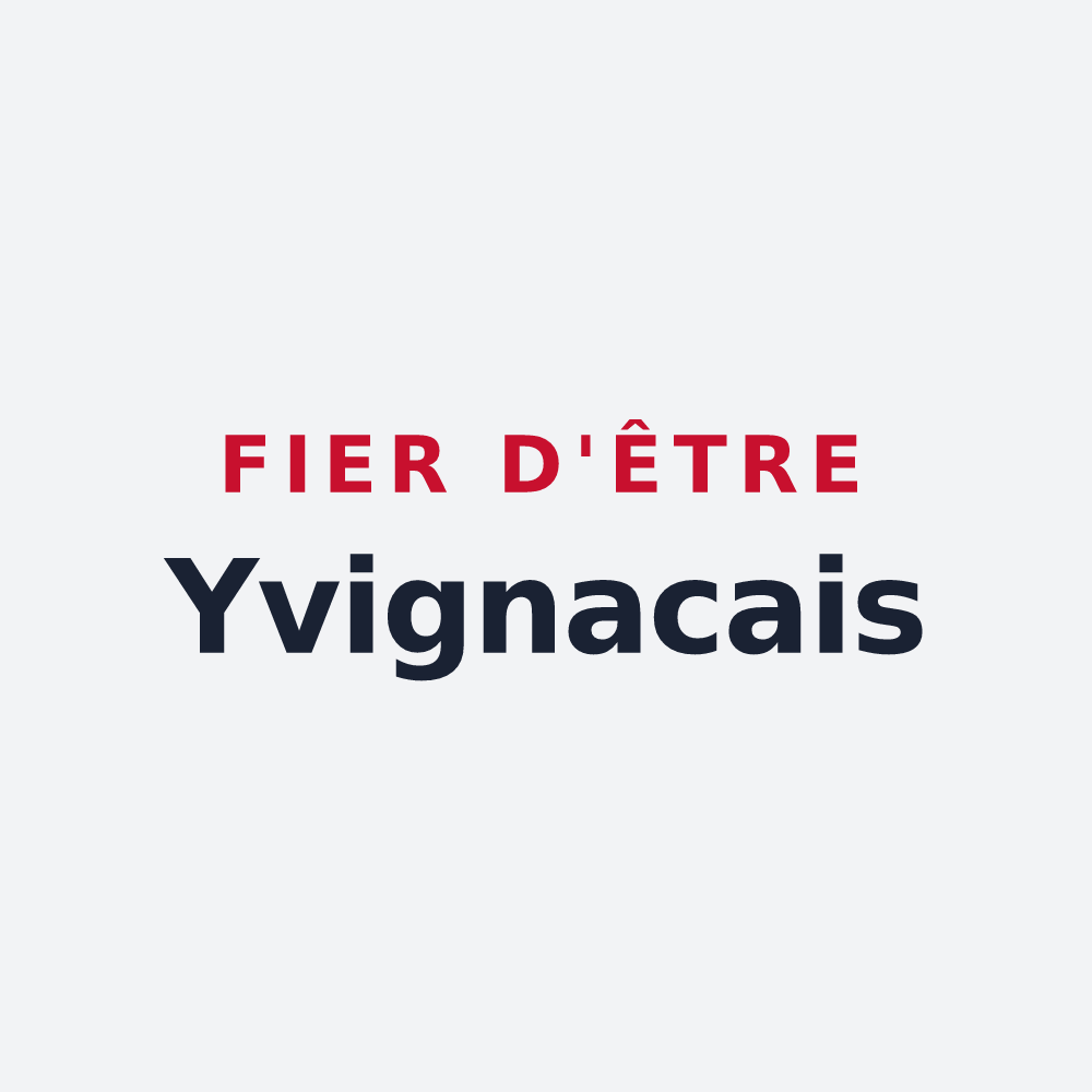 Poster « Fier d'être Yvignacais » — design pour Yvignac-la-Tour