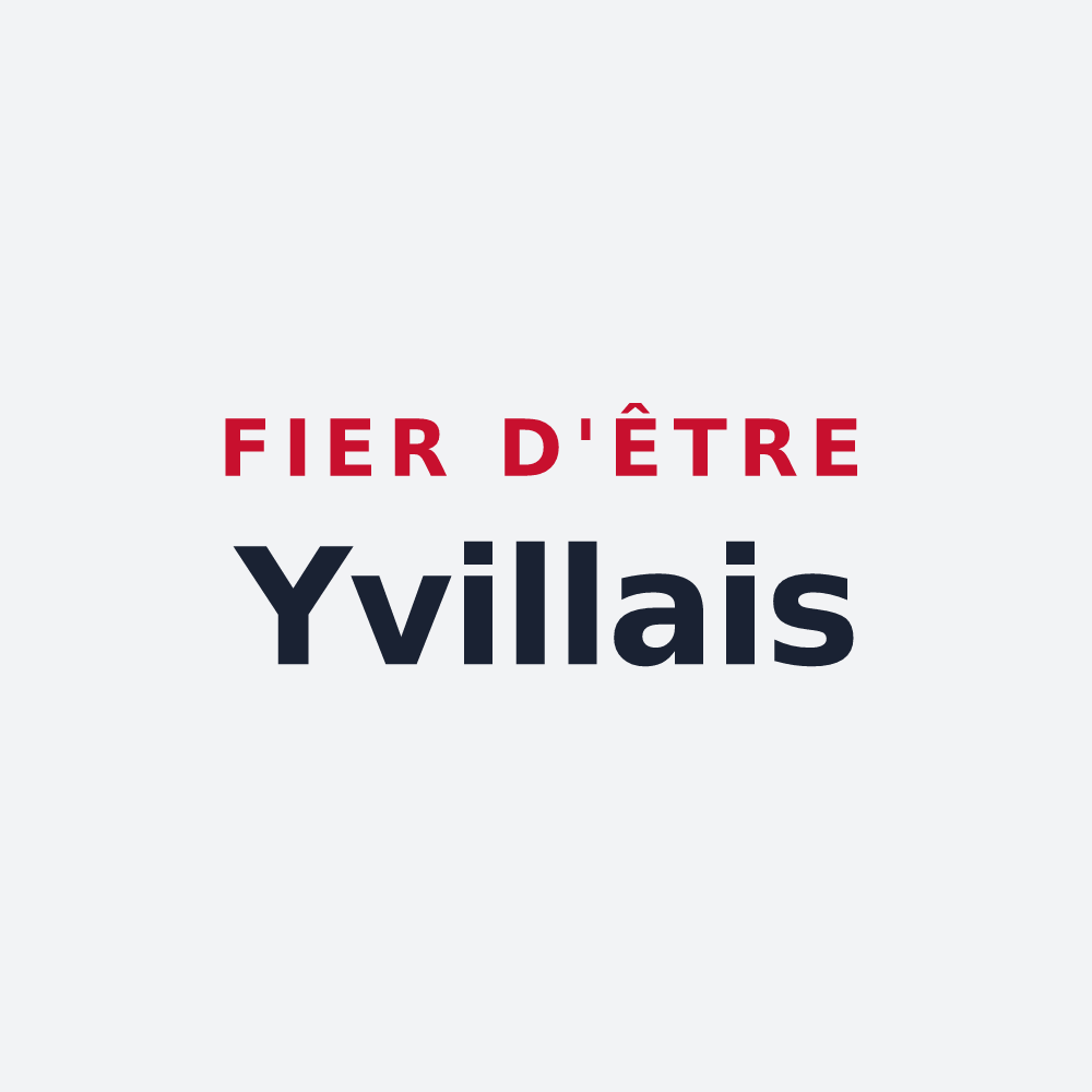 Poster « Fier d'être Yvillais » — design pour Yville-sur-Seine