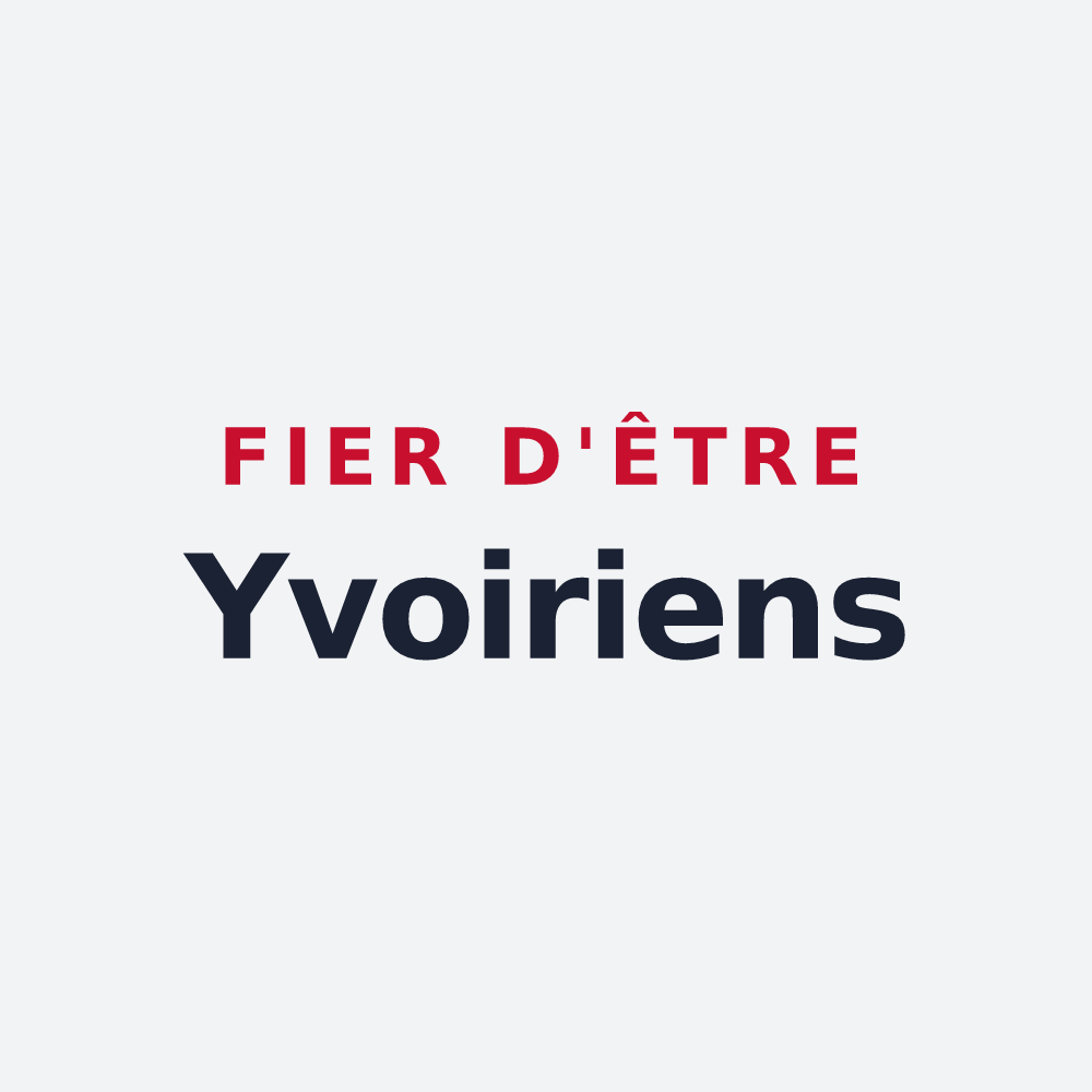 Poster « Fier d'être Yvoiriens » — design pour Yvoire