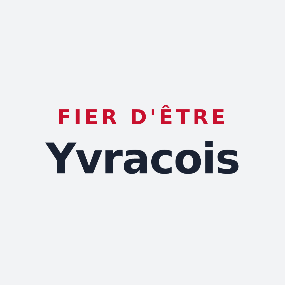 Poster « Fier d'être Yvracois » — design pour Yvrac-et-Malleyrand