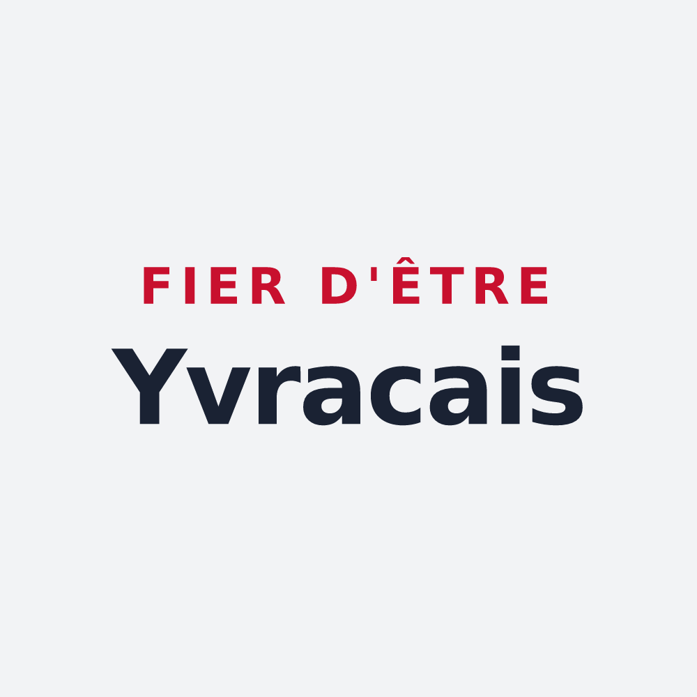Poster « Fier d'être Yvracais » — design pour Yvrac