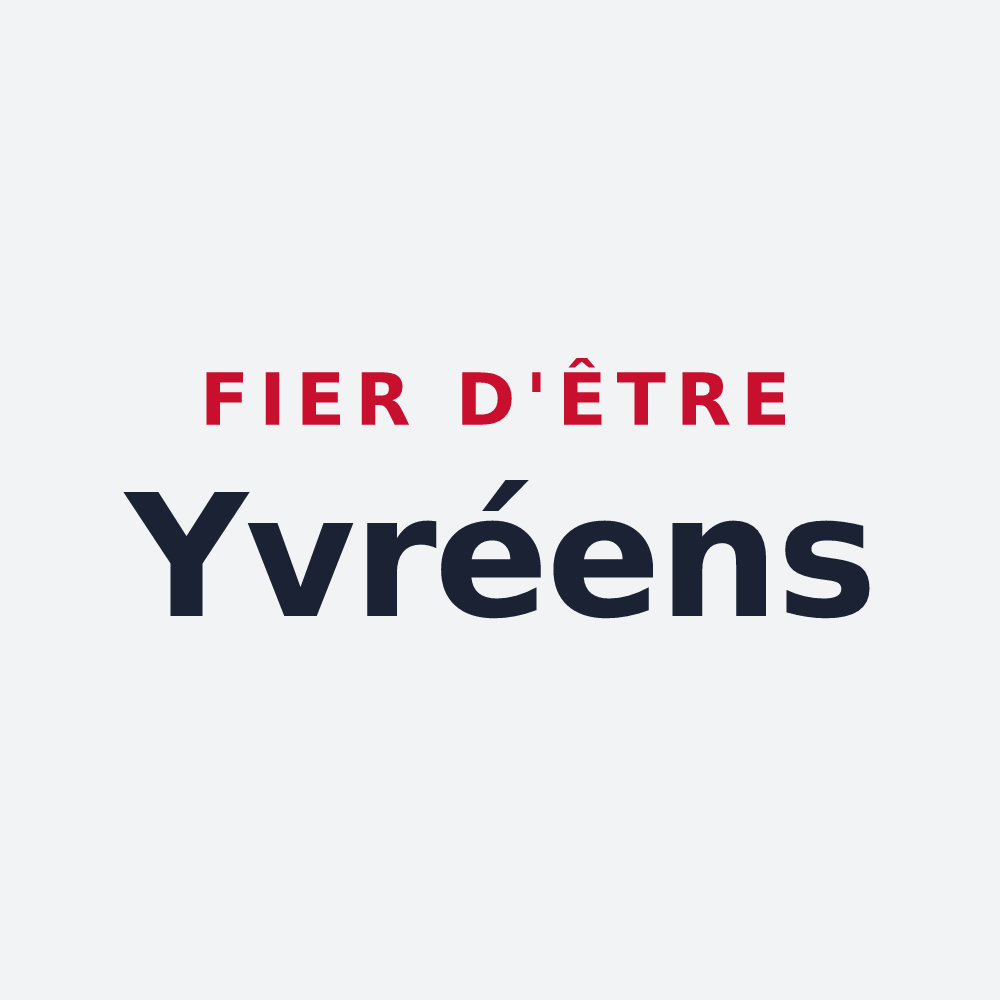 Poster « Fier d'être Yvréens » — design pour Yvré-l'Évêque