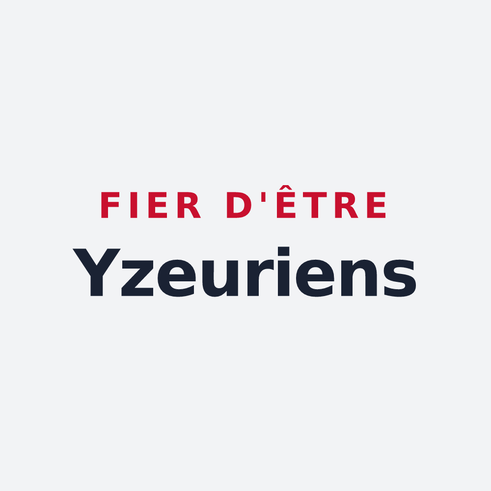 Poster « Fier d'être Yzeuriens » — design pour Yzeure