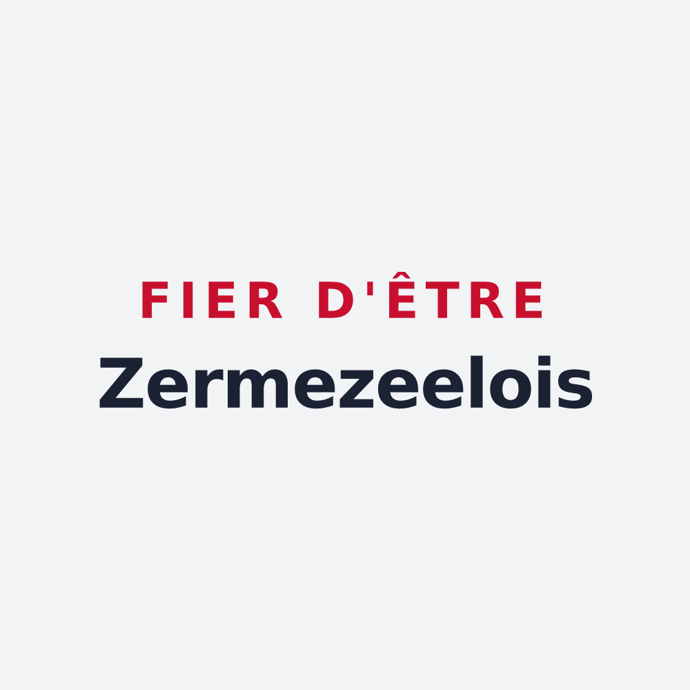Poster « Fier d'être Zermezeelois » — design pour Zermezeele