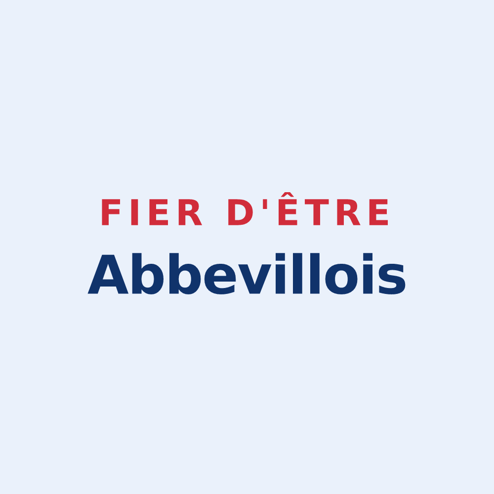 Sticker « Fier d'être Abbevillois » — design pour Abbeville-Saint-Lucien