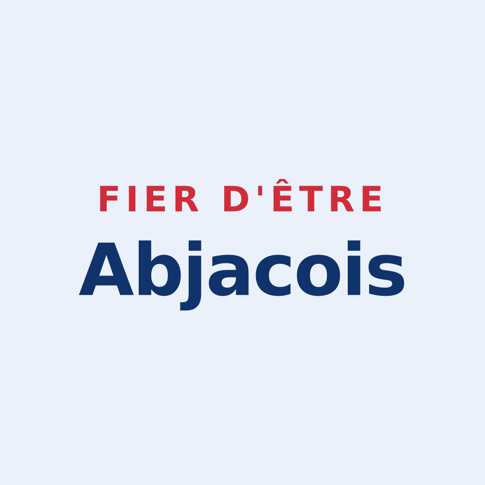 Sticker « Fier d'être Abjacois » — design pour Abjat-sur-Bandiat