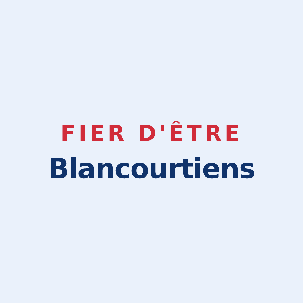 Sticker « Fier d'être Blancourtiens » — design pour Ablancourt