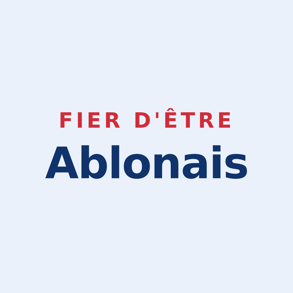 Sticker « Fier d'être Ablonais » — design pour Ablon-sur-Seine