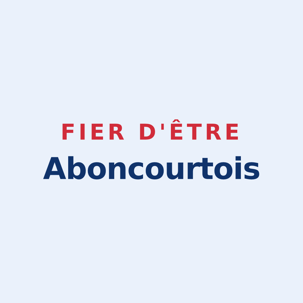 Sticker « Fier d'être Aboncourtois » — design pour Aboncourt