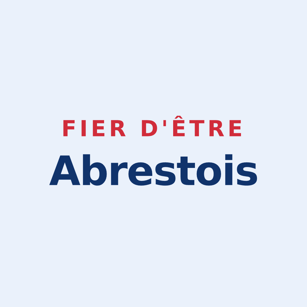 Sticker « Fier d'être Abrestois » — design pour Abrest