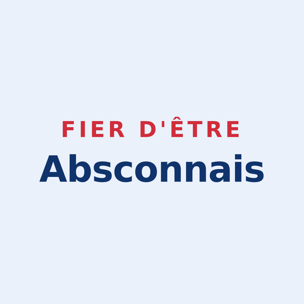 Sticker « Fier d'être Absconnais » — design pour Abscon