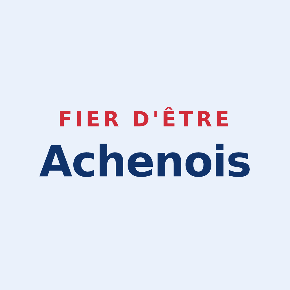 Sticker « Fier d'être Achenois » — design pour Achen