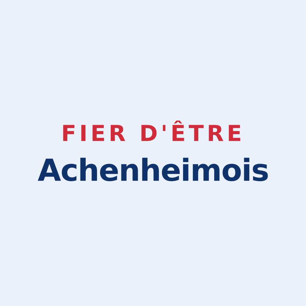 Sticker « Fier d'être Achenheimois » — design pour Achenheim